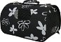 Zolux Flower Travel Bag L, black 25 x 51 x 33cm - Carrier Bag for Pets