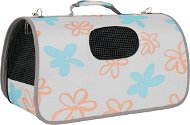 Zolux Flower Travel Bag S, Grey 21 x 36 x 24cm - Carrier Bag for Pets