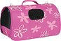 Zolux Flower Travel Bag, Plum,  L 25 x 51 x 33cm - Carrier Bag for Pets