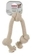 Toy dog Overloader natural 3 knots 48cm Zolux - Dog Toy