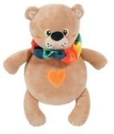 Zolux ROUND BEAR Plush, Brown, 24cm - Dog Toy