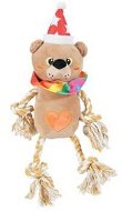 Zolux  ROPE BEAR Plush, Brown, 42cm - Dog Toy