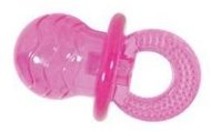 Zolux   TPR POP PACIFIER 10cm, Pink - Dog Toy