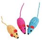 Cat Toy Zolux Cat Toy Elastic Mouse Colour Mix - Hračka pro kočky