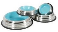 Zolux MERENDA Stainless-steel Anti-Slip Bowl,1,8l, Blue - Dog Bowl