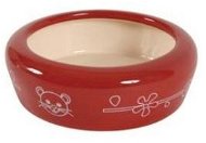 Zolux Ceramic Dog Bowl,  700ml, Red - Dog Bowl