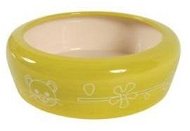 Zolux Ceramic Dog Bowl, 700ml, Yellow - Dog Bowl