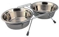 Zolux STEEL Stainless-Steel  Stand + 2 Dog Bowls - Dog Bowl