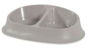 Cat Bowl Zolux  Plastic Double Cat Bowl 2x0,25l Beige - Miska pro kočky