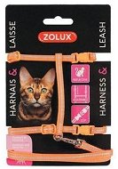 Postroj Postroj mačka s vodítkom 1,2 m oranžový Zolux - Postroj