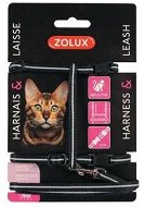 Postroj Zolux Postroj kočka s vodítkem 1,2 m černý - Postroj