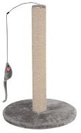 Škrabadlo stĺpik s hračkou, sivé, 48 cm, Zolux - Škrabadlo pre mačky