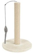 Škrabadlo stĺpik s hračkou, béžové, 48 cm, Zolux - Škrabadlo pre mačky