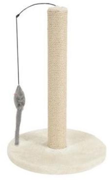 Zolux Scratcher Post with Toy Beige 63cm - Cat Scratcher - Main image