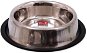 Dog Bowl DOG FANTASY Stainless-steel Bowl with Rubber, 19cm, 0,47l - Miska pro psy