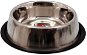 DOG FANTASY Stainless-steel Bowl with Rubber, 23cm, 0,94l - Dog Bowl