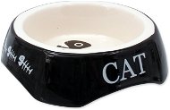 Miska pre mačky MAGIC CAT Miska potlač Cat čierna 15 × 15 × 4,5 cm - Miska pro kočky