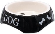 DOG FANTASY Bowl with Dog Print,  Black, 18,5 × 5,5cm - Dog Bowl