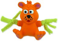 DOG FANTASY Toy Latex Mini Bear, Orange - Dog Toy