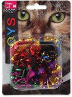 MAGIC CAT - Hračka, loptička so strapcami lesklá, 3,75 cm, 4 ks - Loptička pre mačky
