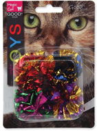 MAGIC CAT - Hračka, loptička so strapcami lesklá, 3,75 cm, 4 ks - Loptička pre mačky