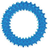 DOG FANTASY hračka krúžok vrúbkovaný modrý 7 cm - Hračka pre psov