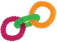 DOG FANTASY Toy 3 Rubber Rings, Coloured 16cm - Dog Toy