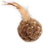 MAGIC CAT Toy Chenille Ball with Feathers and Catnip Mix 14cm - Cat Toy