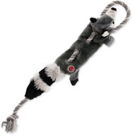 DOG FANTASY hračka skinneeez s lanom medvedík čistotný 57,5 cm - Hračka pre psov