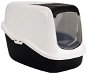 Cat Litter Box SAVIC Toilet Nestor 56 × 39 × 38,5cm Black - Kočičí toaleta