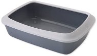 Cat Litter Box SAVIC Toilet Isis + Edge 50 × 37 × 14cm Grey - Kočičí toaleta