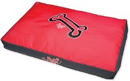 ROGZ Flat Podz Mattress, Red Bone 83 × 56 × 10cm - Dog Bed