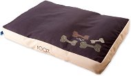 ROGZ Flat Podz Mattress, Mocha Bone 107 × 72 × 11cm - Dog Bed