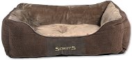 Pelíšek SCRUFFS Chester box bed L 75 × 60 cm čokoládový - Pelíšek