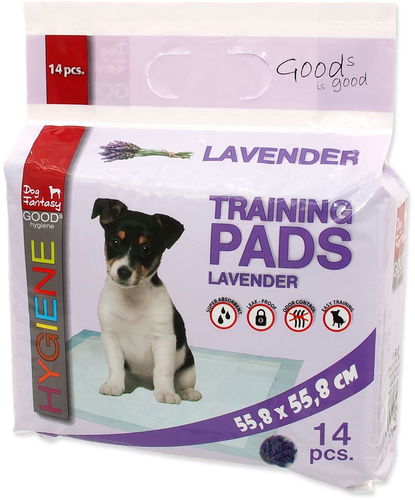 DOG FANTASY podložka lavender 55,8 × 55,8 cm 14 ks - Absorpční podložka - Hlavní obrázek