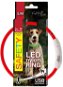 DOG FANTASY LED Nylon Collar, Red - Dog Collar