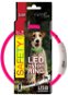 DOG FANTASY LED Nylon Collar, Pink - Dog Collar