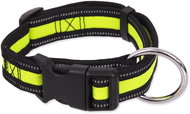 DOG FANTASY obojek neoprene M limetka 2 × 34-49 cm - Dog Collar