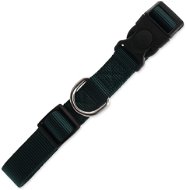 DOG FANTASY Classic Collar, L Green 2,5 × 45-68cm - Dog Collar