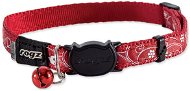 ROGZ SilkyCat collar red filigree 1,1 × 20-31 cm - Cat Collar