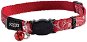 ROGZ SilkyCat collar red filigree 1,1 × 20-31 cm - Cat Collar