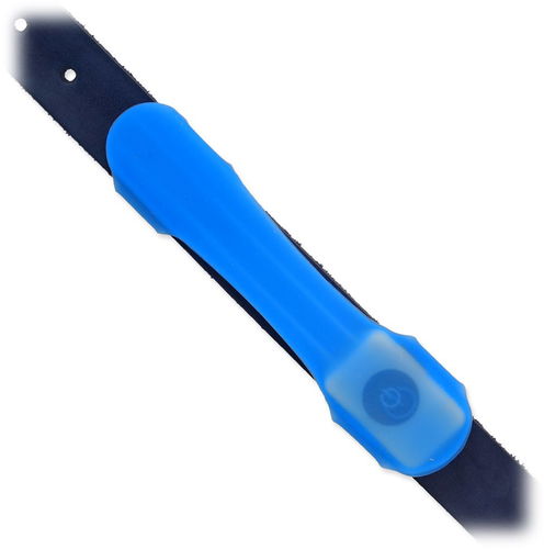 DOG FANTASY návlek LED svítící modrý 15 cm - Světlo na obojek - Hlavní obrázek