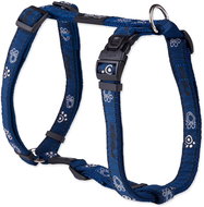 ROGZ Fancy Dress Harness, Navy Paw 2 × 45-75cm - Harness