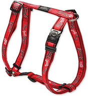 ROGZ Fancy Dress H Harness, Red Bone 2,5 × 60-100cm - Harness