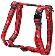 ROGZ Fancy Dress H Harness, Red Bone 2 × 45-75cm - Harness