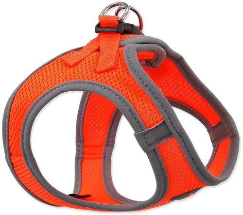 DOG FANTASY Puppy Harness, S Orange 36-41cm - Harness - Main image