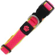 ACTIVE Fluffy Reflective Collar, M Pink 2,5 × 35-51cm - Dog Collar