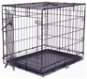 DOG FANTASY Folding Cage, S, Black, 1 Door - 61 × 48 × 46cm - Dog Cage
