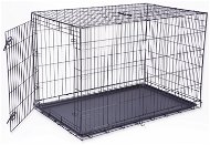 DOG FANTASY klietka skladacia XXL čierna 1 dvere – 122 × 84 × 76 cm - Klietka pre psa