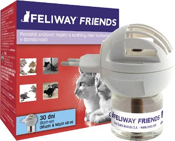 Feliway Friends Diffuser + 48ml Refill Bottle - Cat